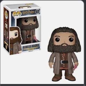 Harry Potter Funko Pop #07 Rubeus Hagrid holding Pink umbrella wand in box new